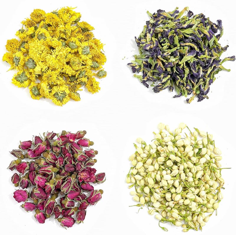 Orangift Natural Dried Fruit and Flower Kit for DIY Crafts - 25 Bags, Ideal for Soap Making, Candle Making, Resin Jewelry, Bath Bombs, and Nail Art - Includes Rose Petals, Rosebuds, Lilium, Jasmine, and More - Image 5